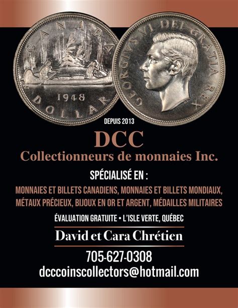 Nos Commanditaires Soci T Numismatique De Qu Bec