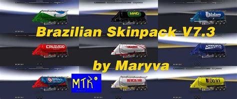 Brasilianisches Trailer Skinpaket V7 3 1 46 ETS2 ETS2 ATS Mod