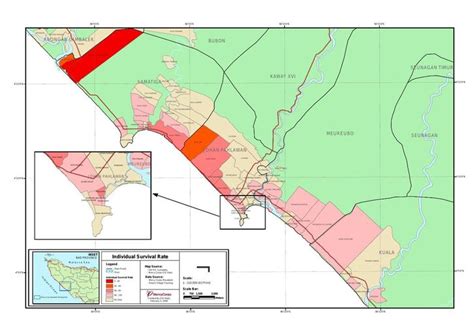 Individual Survival Rate Meulaboh Katalog Peta Banda Aceh
