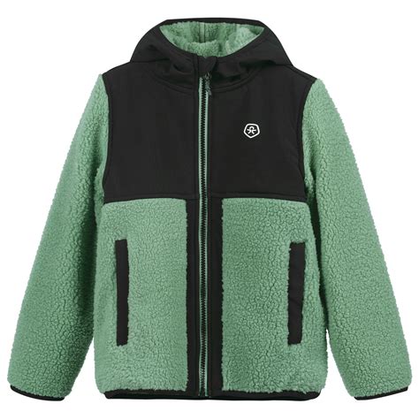 Color Kids Teddy Fleece Jacket With Hood Fleecejacke Kinder