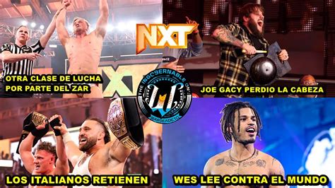 Nxt De Noviembre De An Lisis Picante By Nick The Guy Youtube