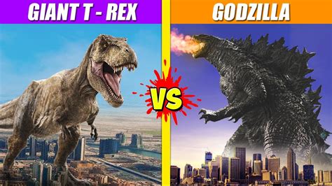 T Rex Vs Godzilla