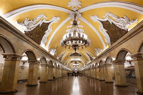 Moscows Beautiful Metro System Worldatlas