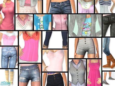 Simal10 S Mix N Match For Teens Superset Outfit Sets Clothes Sims 2