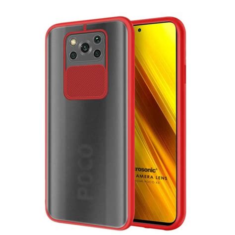 Capa Xiaomi Poco X3 Hibrida Proteção Câmera Red Kuantokusta