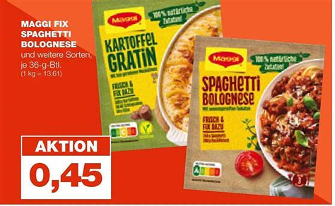 Maggi Fix Oder Würzpaste Angebot bei E Center