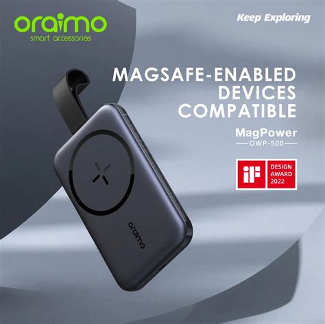 Oraimo MagPower OWP 500 5000mAh Wireless Charge Power Bank Sophie S