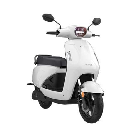 Runr Hs Pebble White Electric Scooty Scooter With Cbs Brake System