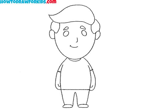 How To Draw An Easy Human Easy Drawing Tutorial For Kids