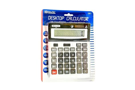 12 Digit Desktop Calculator W Profit Calculation Tax Functions