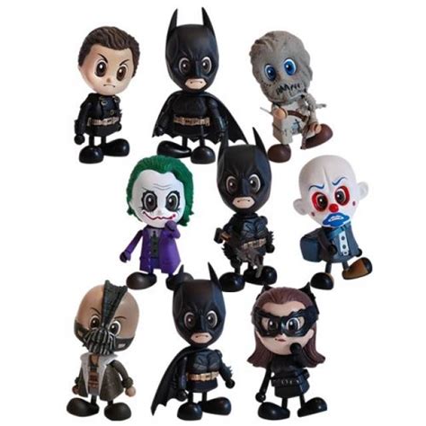 Set Of Vinyl Figures Hot Toys Cosbaby Dc Comics