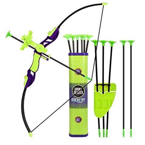 Goldboy Kids Archery Bow and Arrows Toy Set, Kids Practice Cross Bow ...