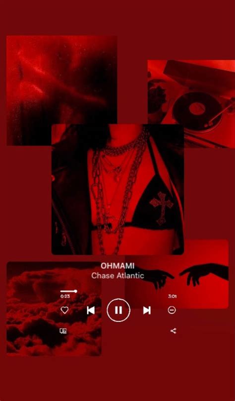 OHMAMI Chase Atlantic Nostalgia Aesthetic Red Aesthetic Grunge