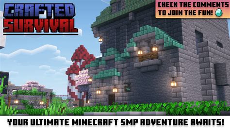 🎮crafted Survival Smp🌴 One Player Sleep 🌙 Exciting Events 🎉 Shopping