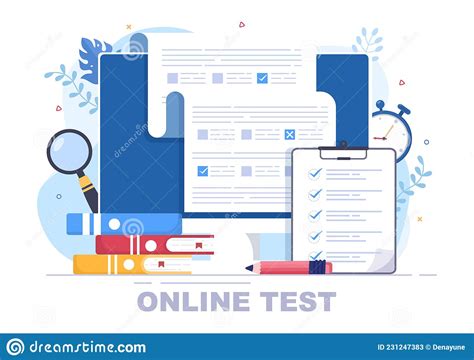 Choosing Answer Questionnaire Form Exam Preparation School Test