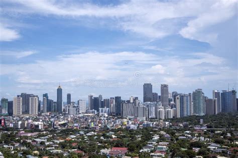 View Of Bonifacio Global City Skyline From Far Editorial Stock Image