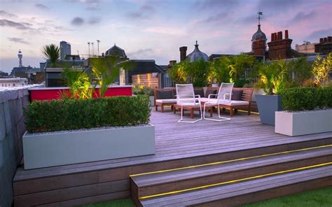 Roof garden design London | contemporary roof gardens Mylandscapes Deck ...