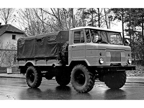 Gaz Russian Military Truck With Zu Anti Aircraft Gun