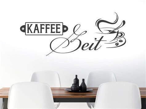 Wandtattoo Kaffeezeit Mit Tasse Von KLEBEHELD DE