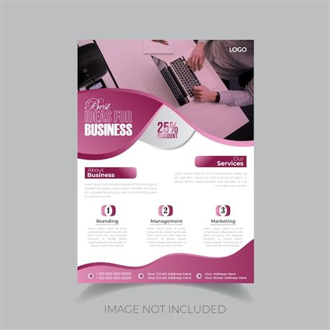 Premium Vector | Best ideas for business flyer design