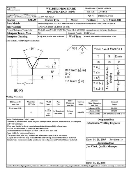 Smaw Partial Aws D1 1 Electric Heating Welding