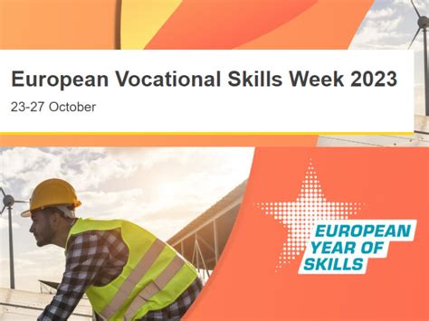 23 27 Ottobre European Vocational Skills Week EVSW 2023 Programma