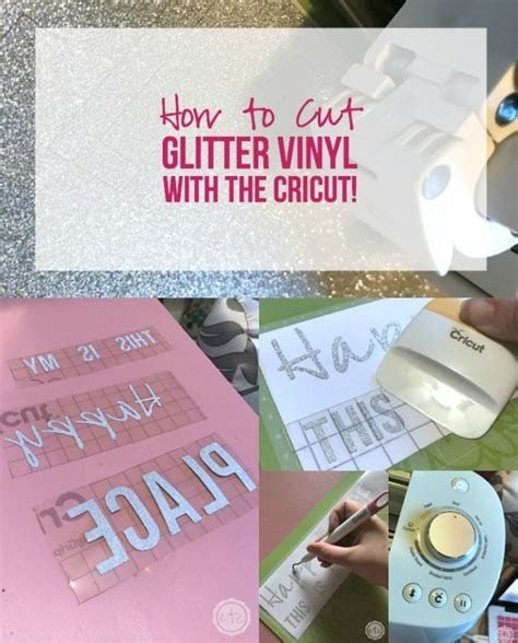 How to Cut Glitter Vinyl with the Cricut - Happily Ever After, Etc.