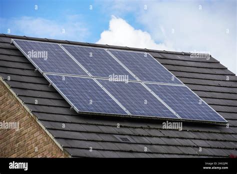 Solar Panel Rooftops Hi Res Stock Photography And Images Alamy