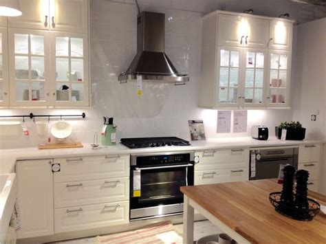 IKEA Bodbyn white cabinets | Ikea small kitchen, Ikea kitchen, Kitchen cabinet design