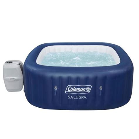 Coleman Atlantis SaluSpa 140 AirJet Square 4-6 Person Inflatable Hot ...