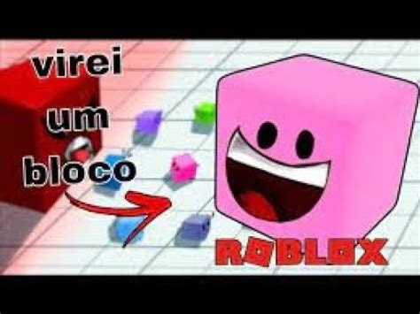 Virei Um Bloco E Fiquei Gigante Roblox YouTube