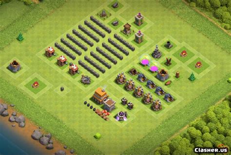 Town Hall 5 Th5 Upgradeprogress Base 36 With Link 5 2020 Progress Base Clash Of