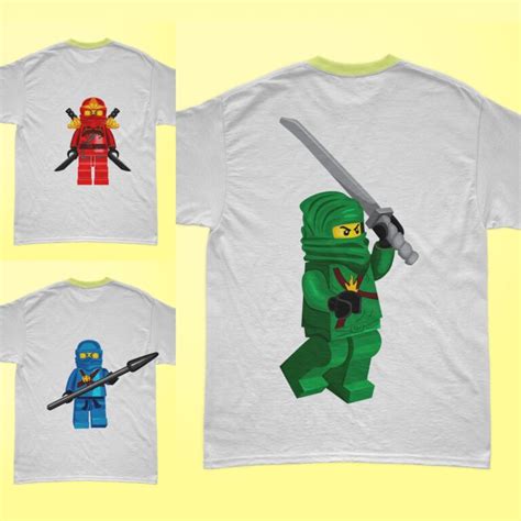 Lego Ninjago Svg T Shirt Designs Bundle Masterbundles