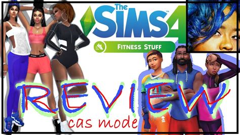 The Sims 4 Fitness Stuff Pack Review Cas Mode Youtube