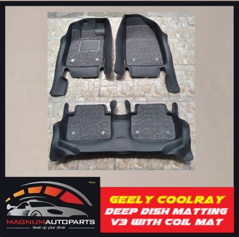 Geely Coolray Deep Dish Matting Version With Coil Mat Lazada Ph