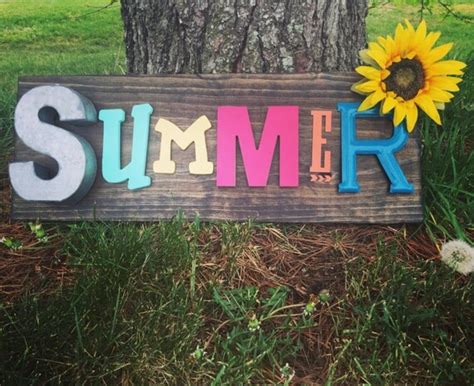 Summer Wooden Sign