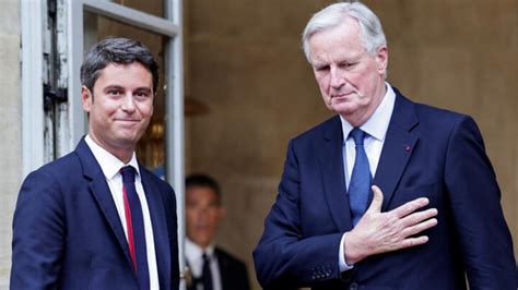 France Le Nouveau Premier Ministre Michel Barnier Rencontre Les