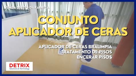 Conjunto Aplicador De Ceras Aplicador De Ceras Bralimpia Tratamento