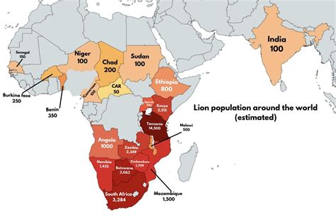 Estimated Lion population : r/Indian_maps