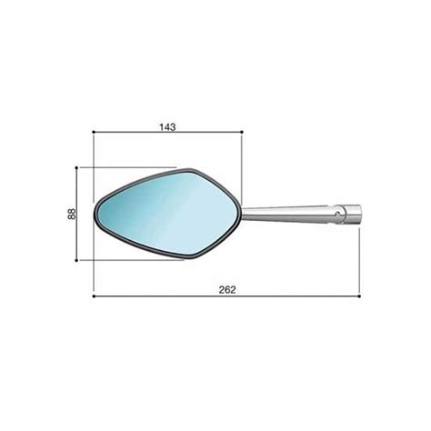 Retrovisores Moto Rizoma Veloce Naked Para Manillar