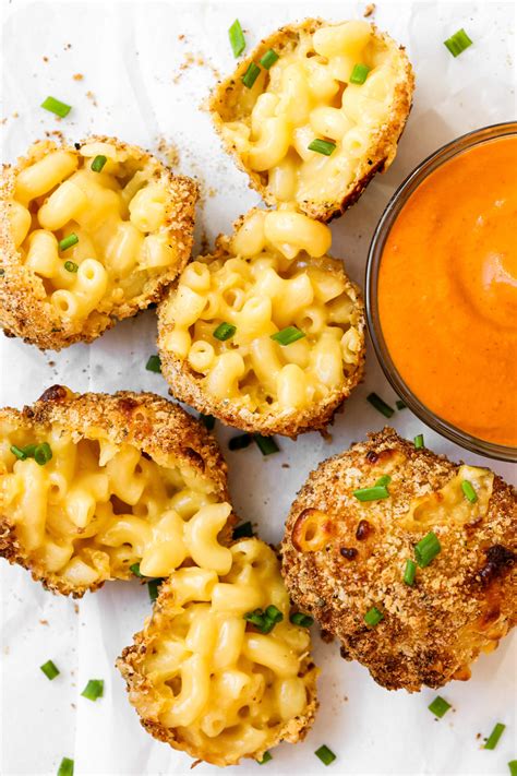 Air Fryer Mac And Cheese Balls Sauced Kitchen