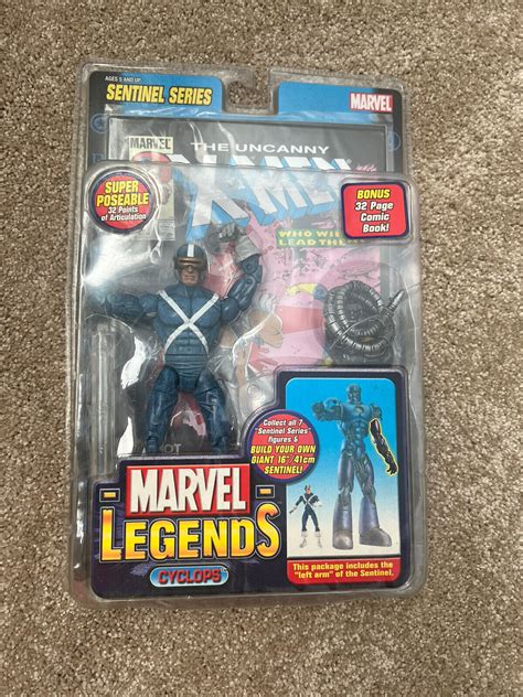 Toybiz Marvel Legends Sentinel Series X Factor Cyclops Variant Ebay