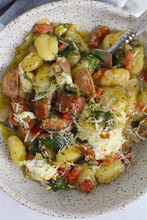 Sausage And Gnocchi Skillet SueBee Homemaker