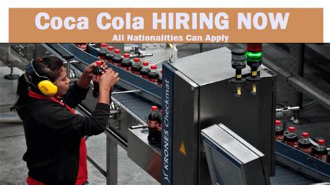 Job Opportunity At Coca Cola