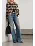 Mid Denim D Arcy Distressed Boyfriend Jeans R Net A Porter