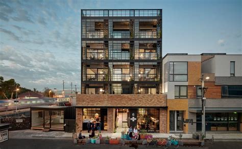 Steel Framed Winter Gardens Form The Facade Of Nightingale 1 Housing Development