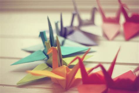 Origami Crane And Variations Paper Kawaii