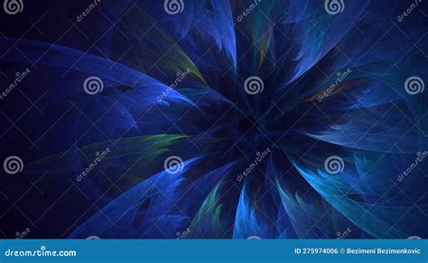 3d Rendering Abstract Multicolor Technology Fractal Light Background