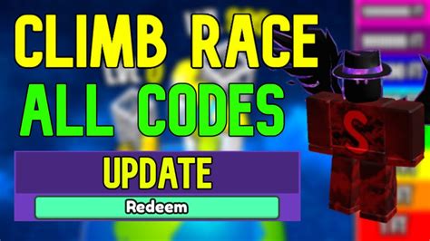 ALL Climb Race CODES Roblox Climb Race Codes April 2023 YouTube