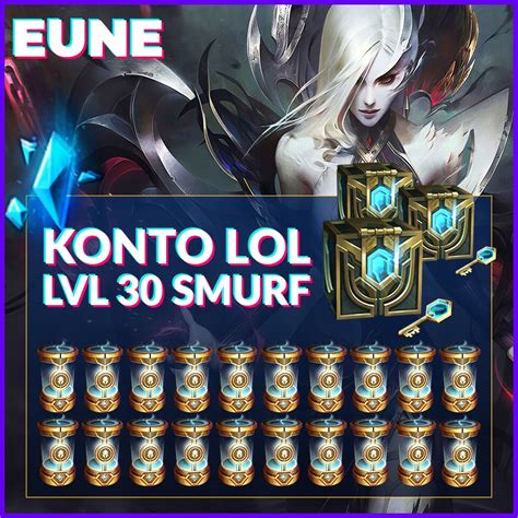 League Of Legends Eune Lol Smurf Konto 20 Kapsuł 9972617541